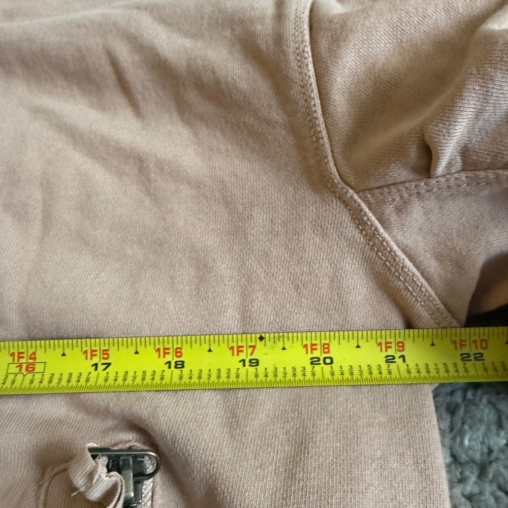 Anthropologie Pilcro Women’s Light Pink Knit Bomber Jacket- Large - Picture 8 of 8